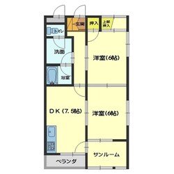 ハイツ速星の物件間取画像